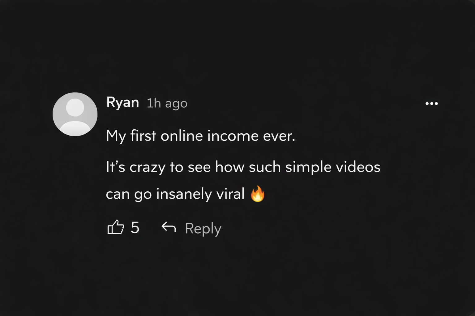 Testimonial from Ryan